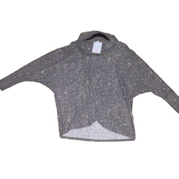 LuLaRoe Womens Small Kristen Cowl Neck Pullover Raw Edge Hem Lightweight Sweater - Picture 6 of 16